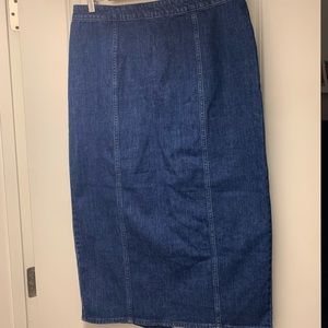 J.Crew Long Jean Skirt